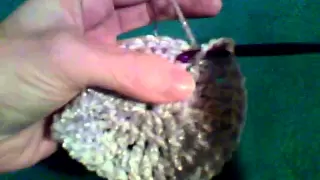how to crochet baby beanie part 1