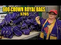 We Bought 600 Crown Royal Bags for 265 a Custom Crown Royal Robe