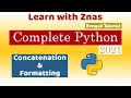 String Concatenation Formatting Chapter 2 2