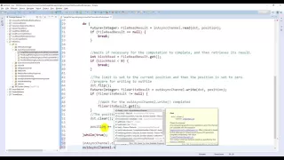 Copy Large File Using AsynchousFileChannel and Future - Java NIO
