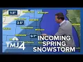 Winter Storm Warning Heavy wet snow moves into Wisconsin