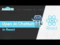 How to Create a AI Chatbot Website with React Part 2