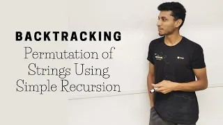 6 Permutation of Strings Simple Recursion