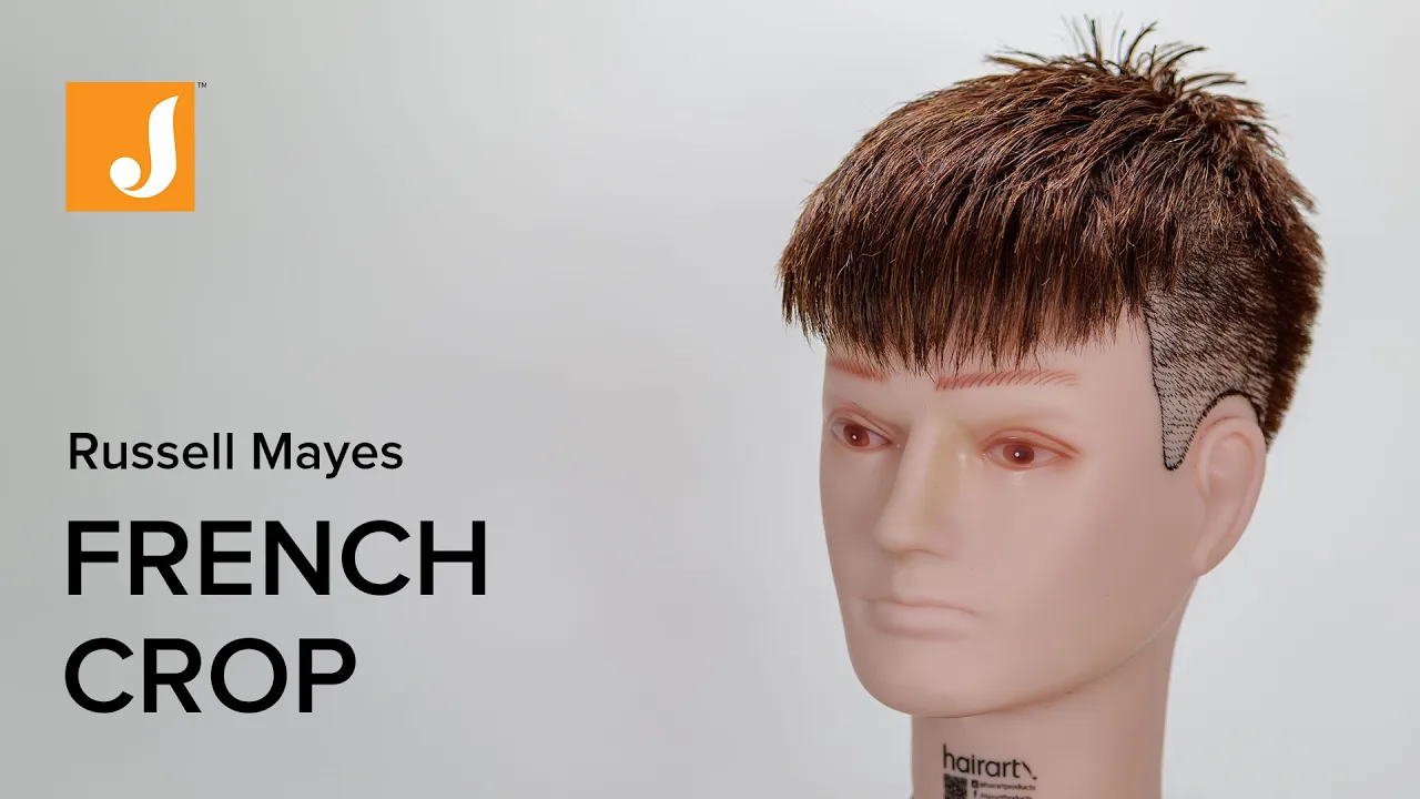 Men's French Taper Fade Crop Haircut