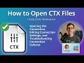 How to Open CTX Files Citrix Workspace