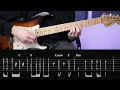 Red Hot Chili Peppers - Scar Tissue (Guitar lesson with TAB)