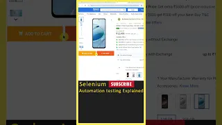 Selenium Tutorial Real-time Work Automation Testing Selenium Java Python Software Testing QA