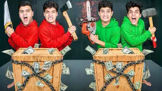 تحدي اول شخص يكسر الصندوق يفوز 2 ما توقعنا ابدا الي كان جوا الصندوق 