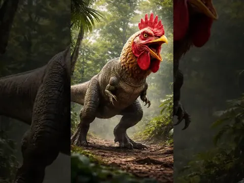 ডাইনোসররাই আজকের পাখি? Really Dinosaur are today's Birds? #shorts #ai #dinosaur #birds