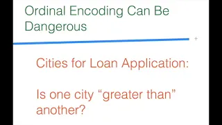 sklearn Ordinal Encoder Beware the Risks of Ordinal Encoding