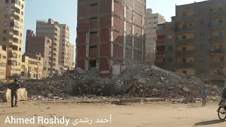 شارع عمر المختار   إزالات فى التقاطع مع شارع التروللى   المطرية      نوفمبر        دندنها