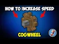 How to Increase Rotation Speed of a Cogwheel in Create Mod for Minecraft