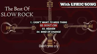 Download Kumpulan Lirik Lagu barat populer II HITS I Best Slow Rock MP3