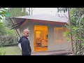 Glamping Style Tent for Long-term Living Suitable To All Weather