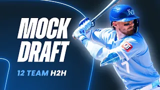Fantasy Baseball Mock Draft Expert Picks for 12-Team H2H Leagues 2026