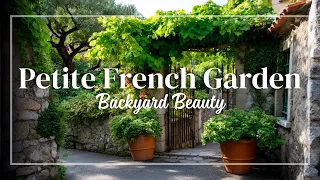 Petite French Garden Style Parisian Inspired Courtyards Tiny Backyard Escapes 
