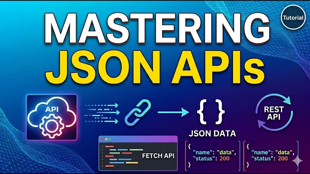 Working with APIs & JSON Data for Beginners| REST API Tutorial with Real Examples