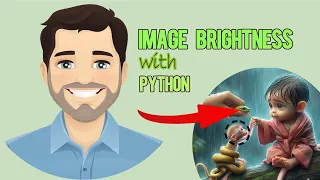 Set Image Brightness by Python Code Automation