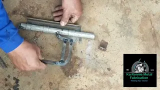 Paano gumawa ng Barrel Bolt Gate lock