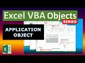 Excel VBA Objects Application Object