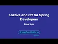 Knative and riff for Spring Developers