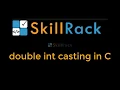 double int calculation casting
