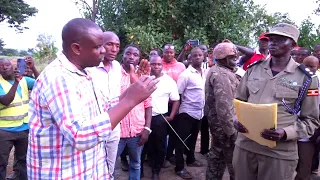 Tension as Hon. Balam pleads with Kaliro Police Commander-DPC Aguta over land wrangles