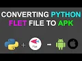 Converting Python Flet File to APK without Android Studio