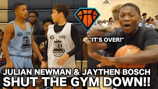 Download Julian Newman Gets CHALLENGED By Jaythan Bosch at NEOYE!! | Players STORMS the Court MP3