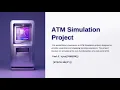 C project - ATM Simulation Project