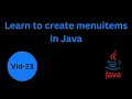 Creating MenuItems in Java - A Beginner s Guide to Java GUI Development