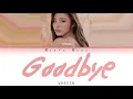 GOODBYE (헤어지자) - WHEEIN (휘인) Prod. Jung Key (정키) [Color Coded Lyrics/가사 HAN|ROM|INDO/INA]