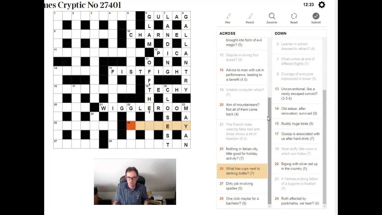 Cryptic Crossword Masterclass:  The Times