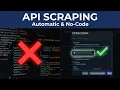 How to Scrape JSON APIs Automatically No-Code Network Interception