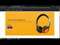 Responsive ecommerce website using Bootstrap