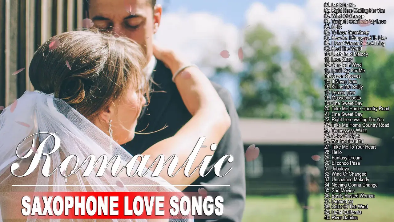 Top 50 Instrumental Love Songs Collection: Saxophone, Piano, Guitar, Violin Love Songs Instrumental