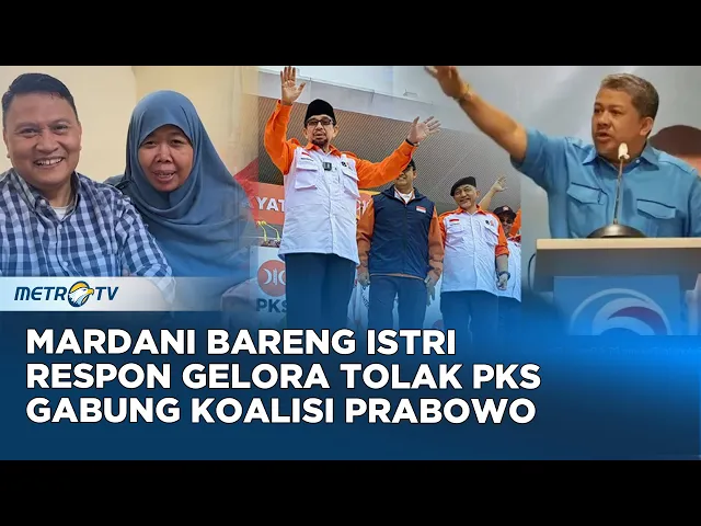 Download MP3 Respon Santai Mardani Soal Gelora Tolak PKS Gabung Koalisi Prabowo-Gibran