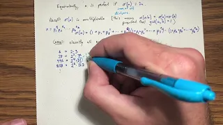 Lecture 7 - Perfect Numbers and Mersenne Primes