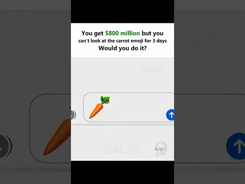 No carrot emoji for 3 days π₯