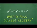 WANT to do Better Than Just Pass College Algebra Absolutely better understand this