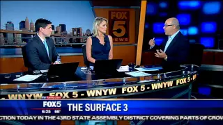 Shelly Palmer Talks About The Microsoft Surface 3 on Fox 5 with Ben Simmoneau and Juliet Huddy