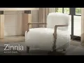 Zinnia Faux Fur Accent Chair