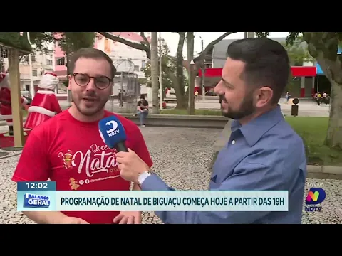 Magia natalina: Biguaçu inicia programação especial de Natal