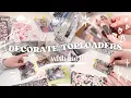 decorate toploaders with me cute asmr deco for my kpop besties