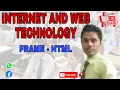 FRAME - HTML Internet Web Technology