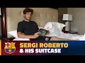 INSIDE TOUR What s in Sergi Roberto s case