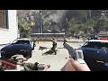 Download Lagu GTA 5 [R.D.E. 4.0.3] - First Person Sheriff Shootout + Ten Star Escape