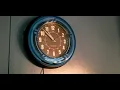 Sterling and Noble Neon Clock