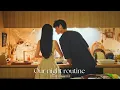 Lagu A Comforting Couple Night Routine 🌃🧸 | Quiet, Dinner prep, skincare, Cake \u0026 Gaming 🍰🎮