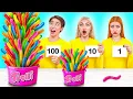 100 Layers of Food Challenge | Awesome Kitchen Tricks by Candy DO